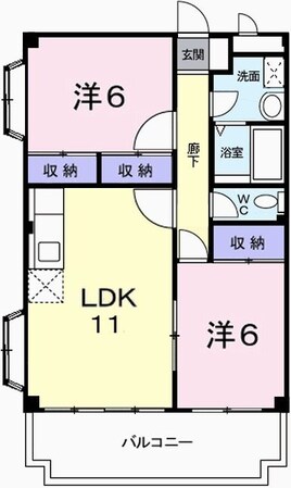 京口駅 徒歩19分 3階の物件間取画像